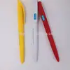 Supply Cheap plastic rubber advertising ball pen with logo printed