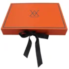 Shenzhen Custom Magnetic Closure Gift Paper Packaging Boxes with Ribbon