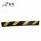 Wholesale Reflective Right Angle Corner Protector Rubber Wall Corner Guard For Parking Lot