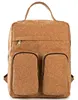 Women Girls Eco-friendly Natural Vegan Cork Backpack for School, Travel, Shopping
