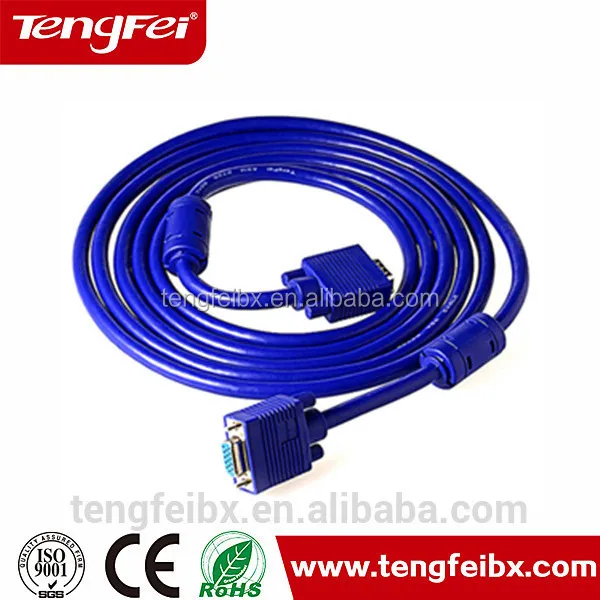 1.5 m cobre cabeza azul diagrama de cableado SCART a VGA cable/cables VGA SCART cable/cables