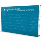 Custom Portable Folding Durable Media Banner Display Frame Pop Up Tension Fabric Backdrop Display Banner Stand