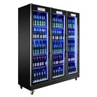 drinks display refrigerator bar fridge glass door beer fridge
