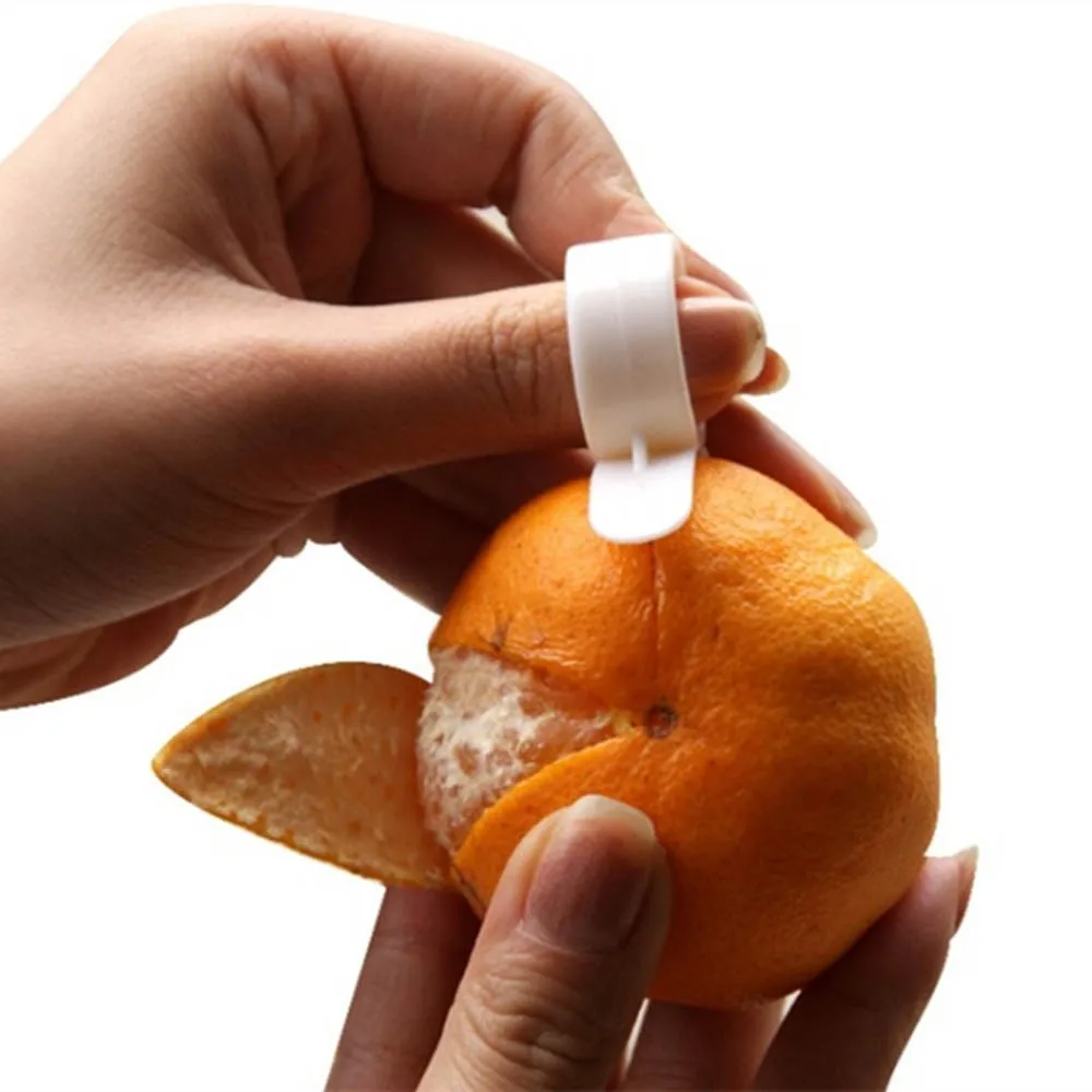 3PCS/LOT Plastic Orange Stripper Peelers Machine Zesters Device Cleverly Opener Fruit & Vegetable Creative Device Tools KC1037
