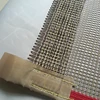 3d PTFE teflon Coated thin fireproof Fiberglass e-glass fabric Mesh cloth Conveyer Belt