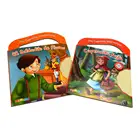 Custom various shape die cut color filling children picture books