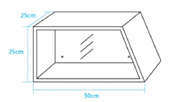 wooden Cube Shelf wall mounted bookcase wardrobes for small rooms