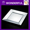 ES-02 silver plastic square plate