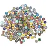 Tiles Glass Mosaic 12mm Mixed Round for Crafts Glass Mosaic Supplies 200pcs