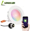 WiFi Control RGB + White Smart Downlight 10W 4 Inch Recessed Smart LED Downlight