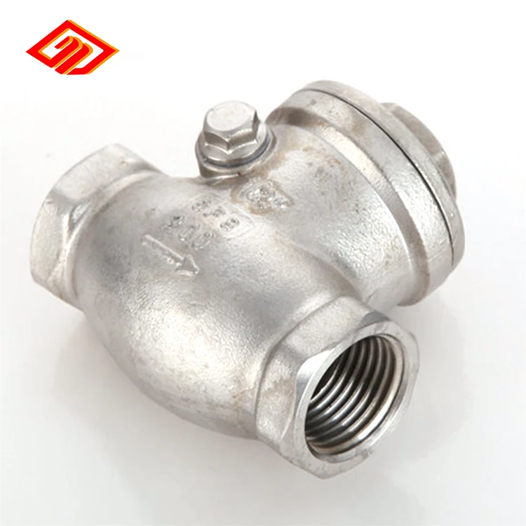 Stainless Steel Thread End Swing Non Retrun Check Valve Swing Check