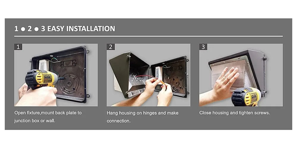 New Premium 4.0 Dlc Menards Outdoor Lighting 75w Led Wall Pack With