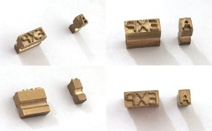 Date Digit Brass Printing Character for Date Coding Machine