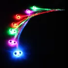 Party decoration led colorful flashing fibre hair braid (HB06)