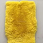 Factory direct supply rex rabbit fur plate with low price for shoes/phone/bag