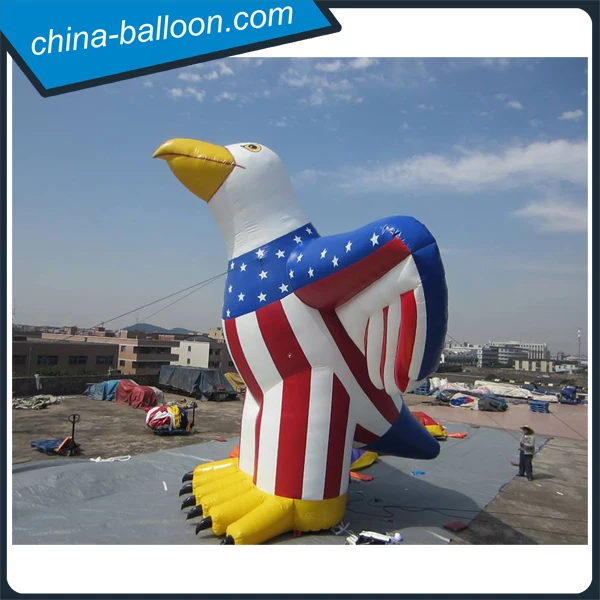 8m Giant Inflatable Eagle/ Large Inflatable Falcon Model For Outdoor