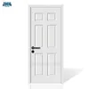 JHK-006 6 Panel Solid Core White Primer MDF HDF Kitchen Interior Door