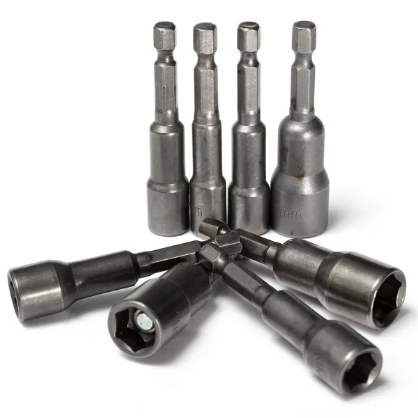 1//4/" 6-17mm Drill Bit Socket Magnetic Nut Driver Hex Adapter Shank Stylish