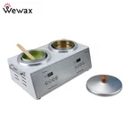 Hot Sales double Wax Warmer of Hair Remover/digtal Double pots Wax Heater Beauty Equipment for Salon