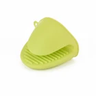 Private label Logo printed heat resistance silicone oven mitt