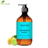 Private label refreshing lemon deep cleansing face wash oil control facial cleansing gel