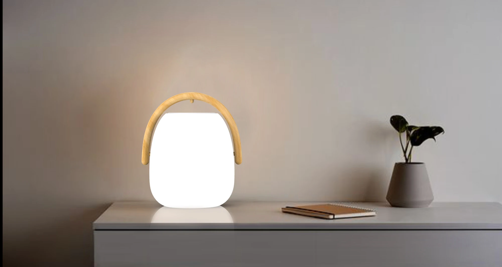 camping lamp LED flam lamp bamboo handle portable waterproof wireless outdoor indoor LED blue tooth light Speakers - ANKUX.COM
