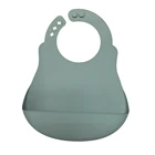 customized newborn baby accessories funy baby silicone cartoon bib
