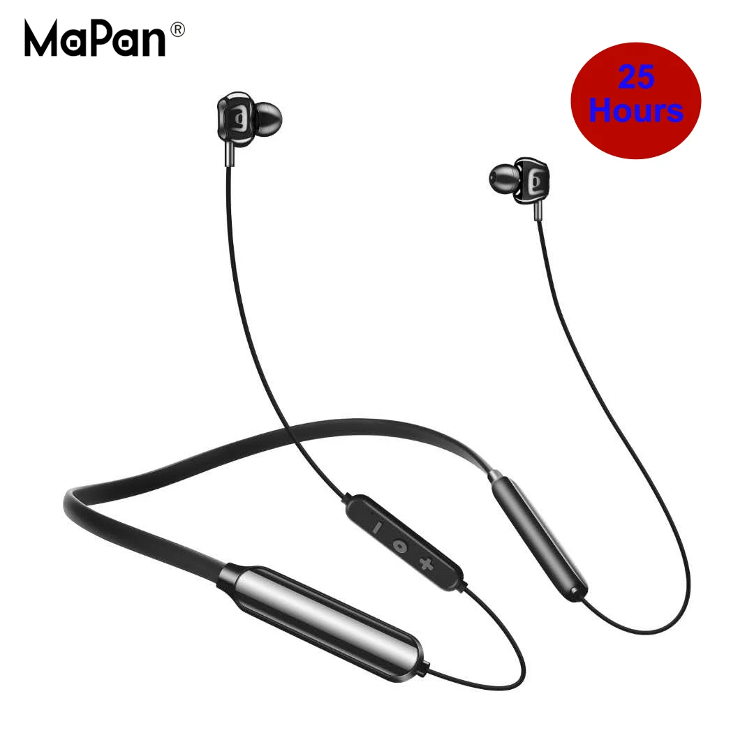 Best MaPan 25 Hours New Arrival Sport Waterproof Sweatproof HD Call Handsfree TWS Wireless Bluetooth Headset - ANKUX.COM