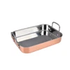 tri-ply copper cookware roaster