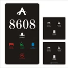 Touch screen Hotel Electronic Doorplate Door Number with Do Not Disturb/hotel room number