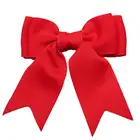Logo Customization Hair Grosgrain Bows Chinese Supplier Handmade Pure Color Grosgrain Ribbon Bow Hair