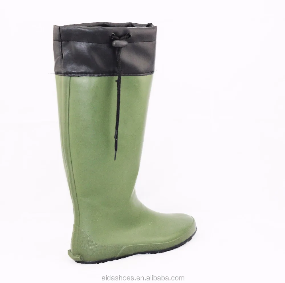 foldable rubber boots