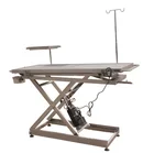 Stainless steel single side tilt vet operation table