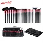 Yaeshii 32PCS kabuki makeup brush Kit Professional Cosmetic Make Up Tool Set with Grain Bag Case