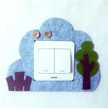 Felt Wall sticker-Swtich stickers (64)