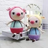 Best Gift For 2019 Valentine Plush Stuffed Couple Pig With Clothing