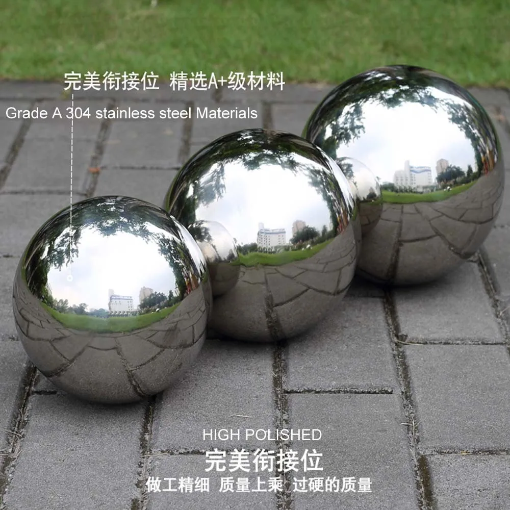 competitive price stock135mm high polished iron hollow sphere