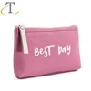 High quality customized beauty printed zipper pouch makeup bag