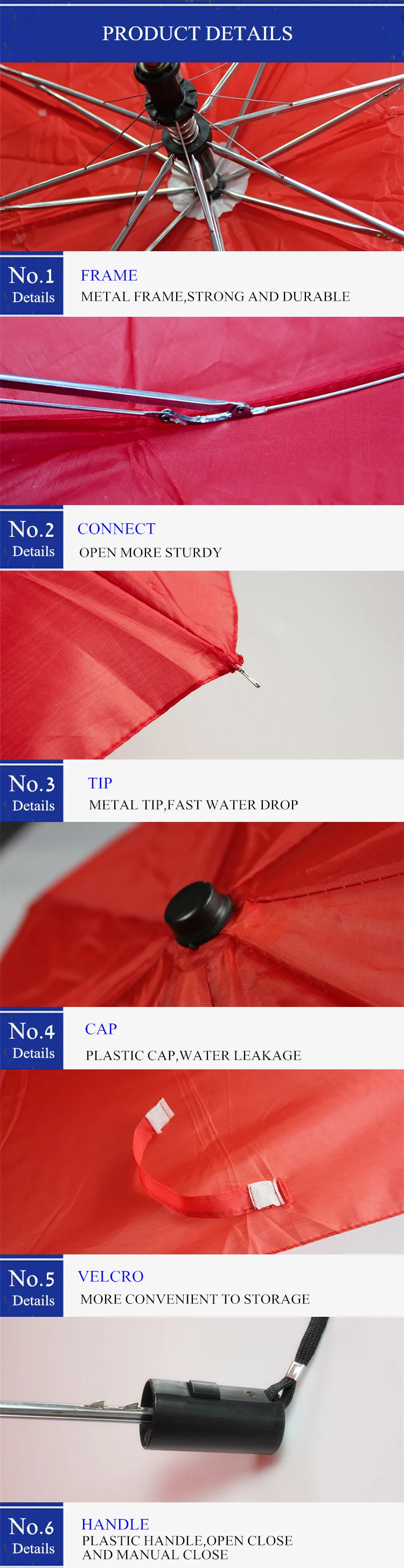 2 fold rain umbrella