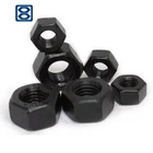 Heavy Nut Nuts And Bolts High Strength Steel Black Heavy Hex Nut And Bolt M12-M100