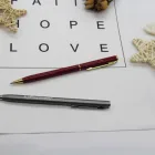 Ballpoint Pen Logo Metal Twist Custom Logo Printing Promotional Twist Metal Ballpoint Pen