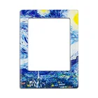 MORCART Hot Van Gogh Star Photo Frame Fridge Magnet, Epoxy Refrigerator Sticker
