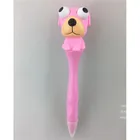 3d eyes popper pug plastic pens, cute novelty popeyed dog logo pens