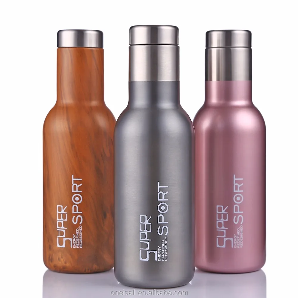 stainless steel vacuum insulated drinking bottle