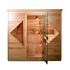 Canada cedar wood Total beauty Sauna room with chromo therapy light