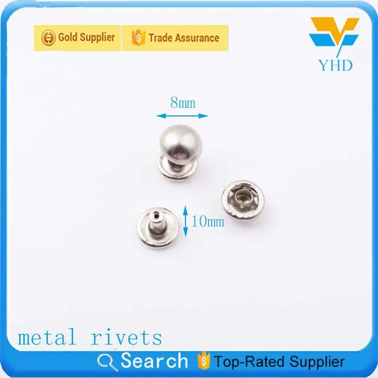 wholesale fashion decorative metal studs sizes grommets for handbags