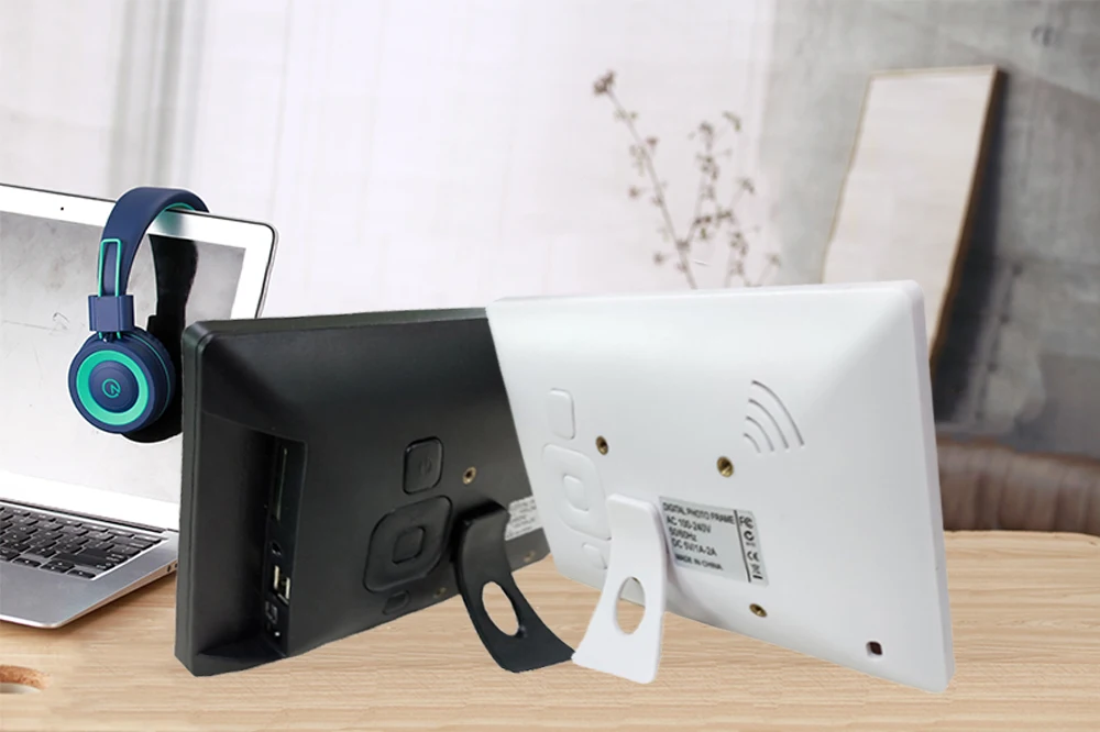 Bulk durable autoplay video picture commercial gift 7 inch digital photo frame