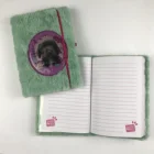 Wholesale animal plush diary notebook school supplies with A5 size