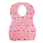 Disposable Baby Bibs Waterproof Easy-to-use self-adhesive fastener