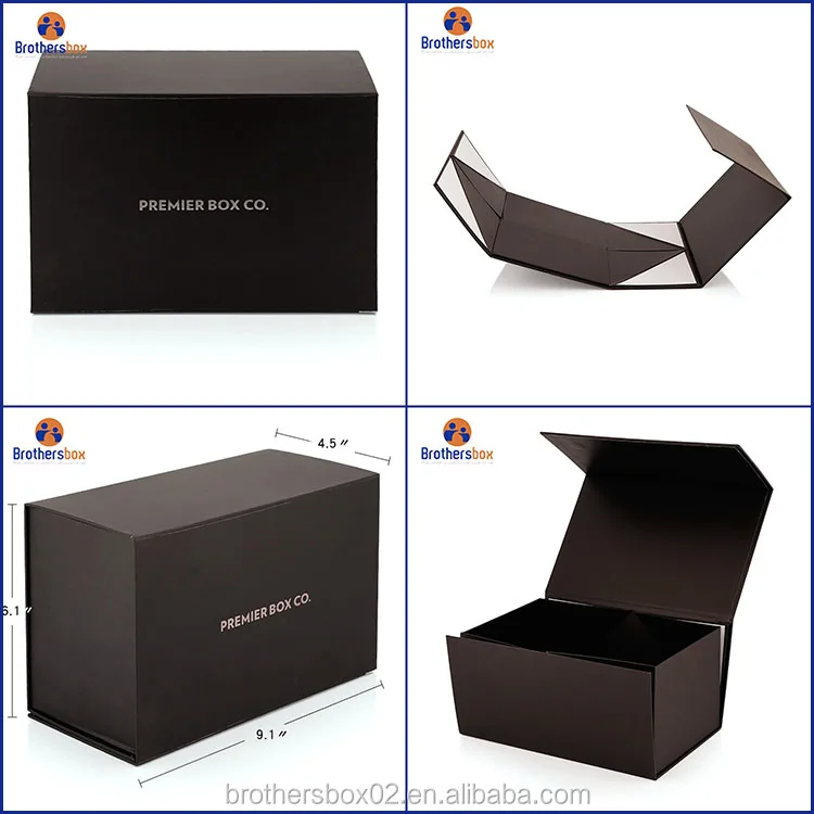 magnetic folding custom printed cardboard paper packaging gift